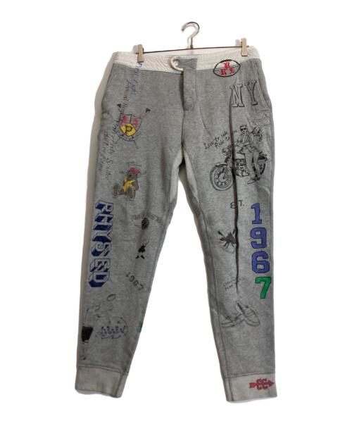POLO RALPH LAUREN（ポロ・ラルフローレン）POLO RALPH LAUREN (ポロ・ラルフローレン) スウェットパンツ グレー サイズ:Mの古着・服飾アイテム