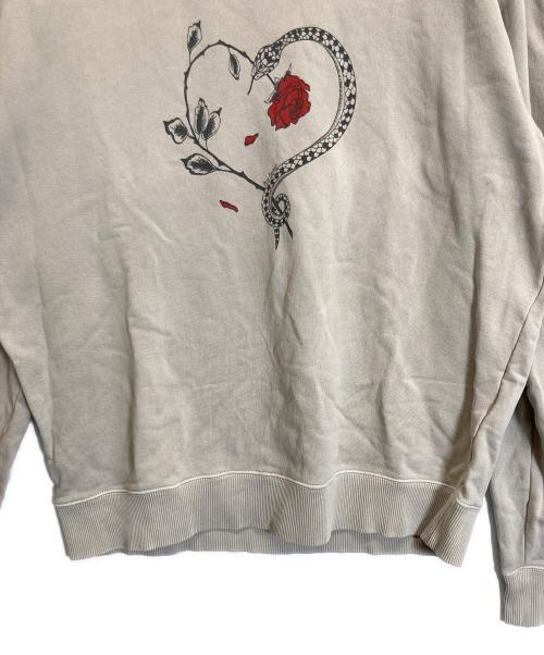 Saint Laurent Paris（サンローランパリ）Saint Laurent Paris (サンローランパリ) スネークローズプリントスウェット ベージュ サイズ:-の古着・服飾アイテム