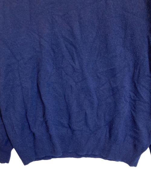 POLO RALPH LAUREN（ポロ・ラルフローレン）POLO RALPH LAUREN (ポロ・ラルフローレン) カシミヤニット ネイビー サイズ:Lの古着・服飾アイテム
