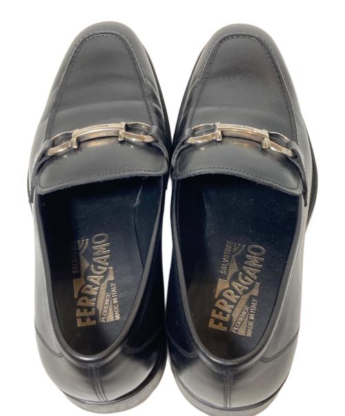 Salvatore Ferragamo（サルヴァトーレ フェラガモ）Salvatore Ferragamo (サルヴァトーレ フェラガモ) ガンチーニローファー ブラック サイズ:6の古着・服飾アイテム