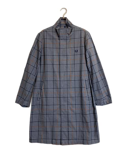 FRED PERRY（フレッドペリー）FRED PERRY (フレッドペリー) チェックコート グレー サイズ:Sの古着・服飾アイテム