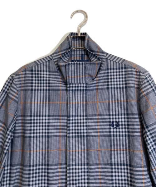 FRED PERRY（フレッドペリー）FRED PERRY (フレッドペリー) チェックコート グレー サイズ:Sの古着・服飾アイテム