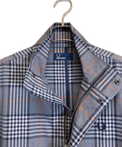 FRED PERRY（フレッドペリー）FRED PERRY (フレッドペリー) チェックコート グレー サイズ:Sの古着・服飾アイテム