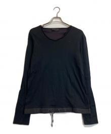 DIESEL Black Gold（ディーゼル ブラック ゴールド）の古着「カットソー」｜ブラック