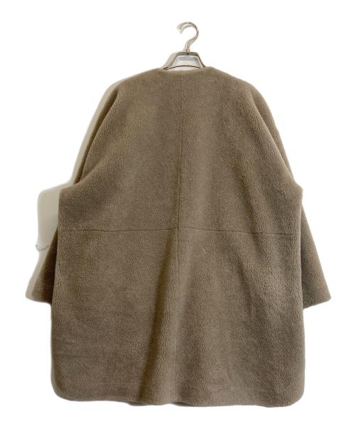 Mila Owen（ミラオーウェン）Mila Owen (ミラオーウェン) ボアコート ブラウン サイズ:Fの古着・服飾アイテム