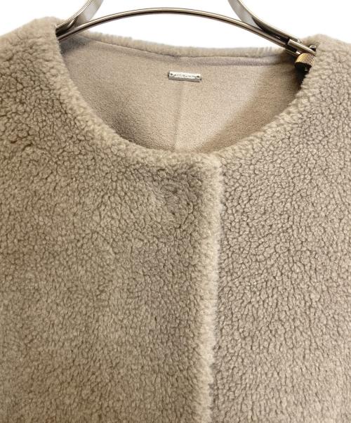 Mila Owen（ミラオーウェン）Mila Owen (ミラオーウェン) ボアコート ブラウン サイズ:Fの古着・服飾アイテム