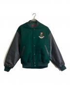 CHAPS RALPH LAURENチャップス ラルフローレン）の古着「スタジャン」｜グリーン