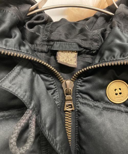 COACH（コーチ）COACH (コーチ) ダウンジャケット ブラック サイズ:XSの古着・服飾アイテム