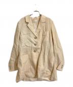 MaxMaraマックスマーラ）の古着「リネンジャケット」｜ベージュ