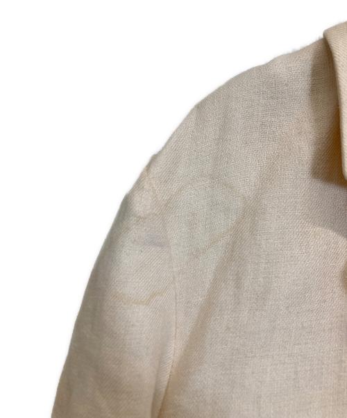 MaxMara（マックスマーラ）MaxMara (マックスマーラ) リネンジャケット ベージュ サイズ:42の古着・服飾アイテム
