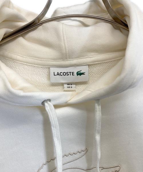 LACOSTE（ラコステ）LACOSTE (ラコステ) スウェット ホワイト サイズ:Sの古着・服飾アイテム