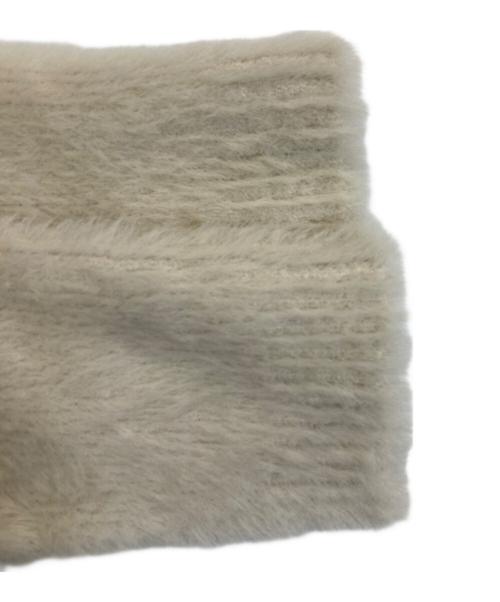 jacquemus（ジャックムス）JACQUEMUS (ジャックムス) シャギーニットカーディガン ホワイト サイズ:UK34の古着・服飾アイテム