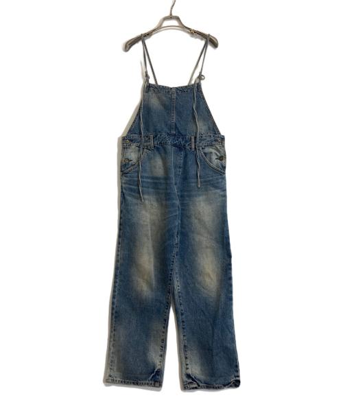 Whim Gazette（ウィムガゼット）Whim Gazette (ウィムガゼット) デニムオールインワン インディゴ サイズ:FREEの古着・服飾アイテム