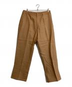 ZEGNAゼニア）の古着「リネンイージーパンツ」｜ベージュ