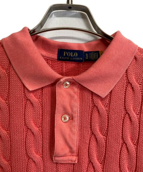 POLO RALPH LAUREN（ポロ・ラルフローレン）POLO RALPH LAUREN (ポロ・ラルフローレン) ポロシャツ ピンク サイズ:XLの古着・服飾アイテム