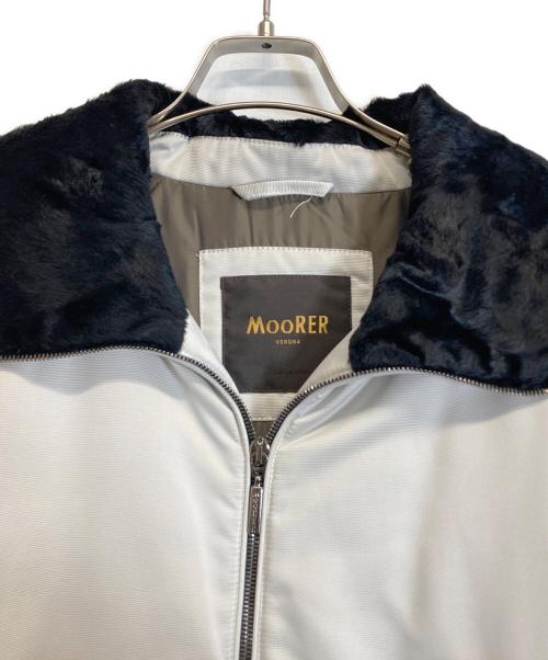 MOORER（ムーレー）MOORER (ムーレー) ダウンコート ホワイト サイズ:XLの古着・服飾アイテム