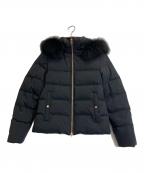 Demi-Luxe Beamsデミルクス ビームス）の古着「フォックスファー付きダウンジャケット」｜ブラック