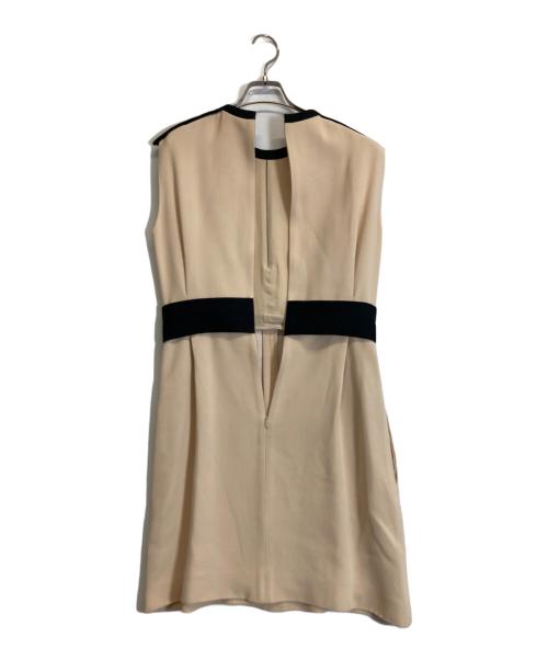 Chloe（クロエ）Chloe (クロエ) ノースリーブワンピース ベージュ サイズ:36の古着・服飾アイテム