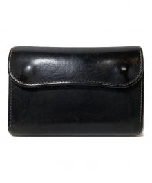 WILDSWANS（ワイルドスワンズ）の古着「3つ折り財布」｜ブラック