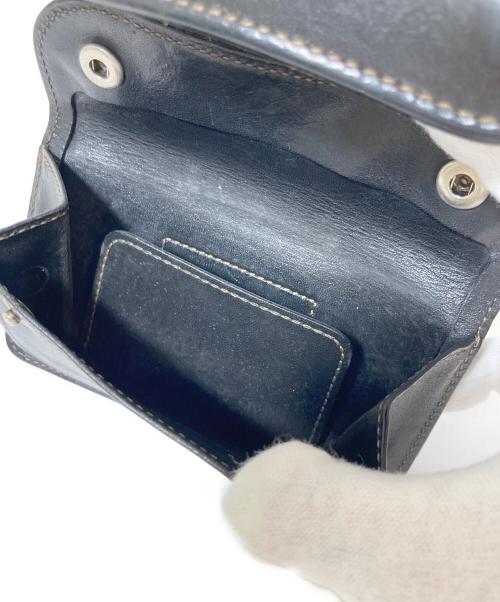 WILDSWANS（ワイルドスワンズ）WILDSWANS (ワイルドスワンズ) 3つ折り財布 ブラックの古着・服飾アイテム