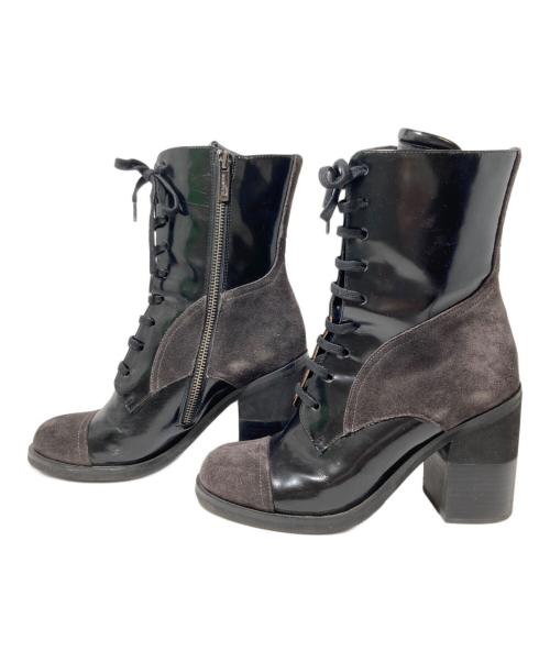 JIL SANDER NAVY（ジルサンダー ネイビー）JIL SANDER NAVY (ジルサンダー ネイビー) ブーツ ブラック サイズ:37の古着・服飾アイテム