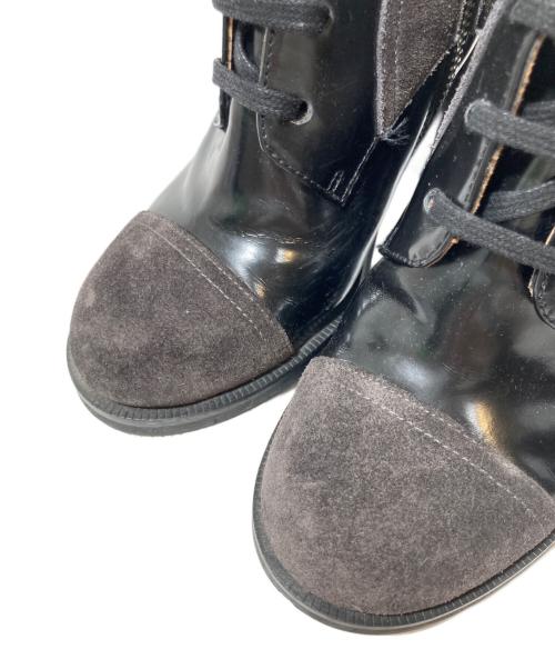 JIL SANDER NAVY（ジルサンダー ネイビー）JIL SANDER NAVY (ジルサンダー ネイビー) ブーツ ブラック サイズ:37の古着・服飾アイテム