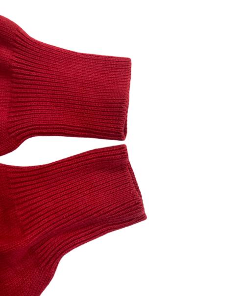 POLO RALPH LAUREN（ポロ・ラルフローレン）POLO RALPH LAUREN (ポロ・ラルフローレン) ニットポロシャツ レッド サイズ:Mの古着・服飾アイテム