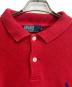 中古・古着 POLO RALPH LAUREN (ポロ・ラルフローレン) ニットポロシャツ レッド サイズ:M：6000円