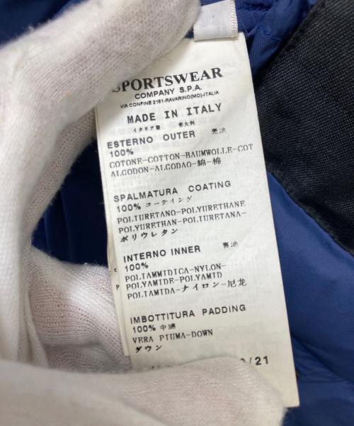 STONE ISLAND（ストーンアイランド）STONE ISLAND (ストーンアイランド) ICE DOWN JACKET ネイビー サイズ:Mの古着・服飾アイテム