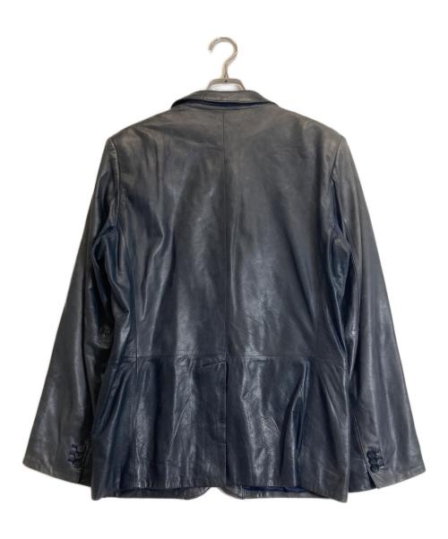 BANANA REPUBLIC（バナナリパブリック）BANANA REPUBLIC (バナナリパブリック) ラムレザーテーラードジャケット ネイビー サイズ:Lの古着・服飾アイテム