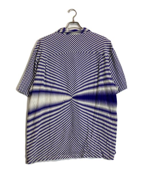 stussy（ステューシー）stussy (ステューシー) Psychedelic Check Shirt ホワイト サイズ:XLの古着・服飾アイテム