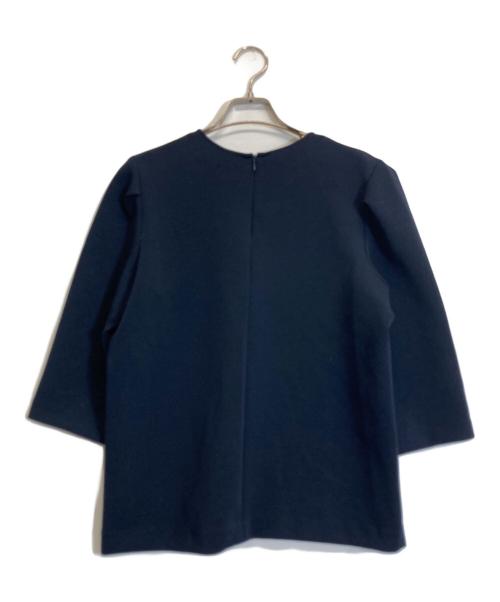 Deuxieme Classe MUSE（ドゥーズィエム クラス）Deuxieme Classe MUSE (ドゥーズィエム クラス) クルーネックブラウス ネイビー サイズ:-の古着・服飾アイテム