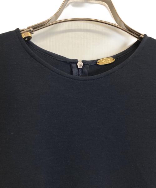 Deuxieme Classe MUSE（ドゥーズィエム クラス）Deuxieme Classe MUSE (ドゥーズィエム クラス) クルーネックブラウス ネイビー サイズ:-の古着・服飾アイテム