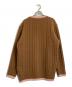 yori (ヨリ) ファンシーヘムケーブルカーデ ブラウン サイズ:F：7000円