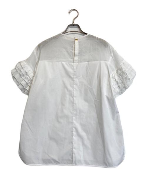 St.cecilia（セントセシリア）St.cecilia (セントセシリア) ブラウス ホワイト サイズ:Fの古着・服飾アイテム