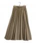 GALERIE VIE (ギャルリーヴィー) リネンテクスチャープリーツマキシスカート ベージュ サイズ:36：13000円