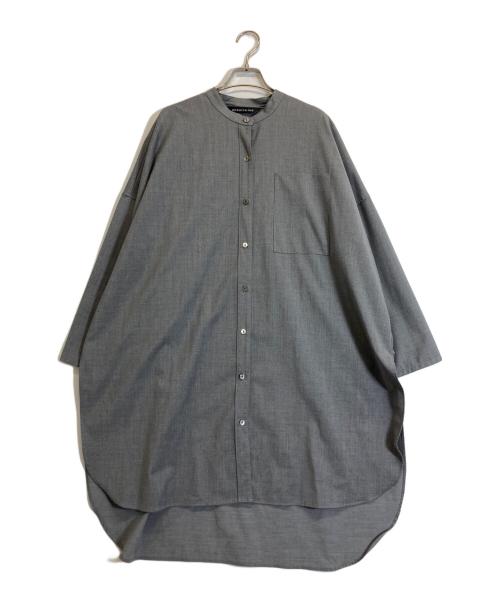 mizuiro-ind（ミズイロインド）mizuiro-ind (ミズイロインド) シャツワンピース グレー サイズ:-の古着・服飾アイテム