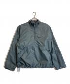 NIKEナイキ）の古着「ハーフジップナイロンジャケット」｜グレー