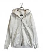 1PIU1UGUALE3 RELAXウノピゥウノウグァーレトレ リラックス）の古着「ジップパーカー」｜ホワイト