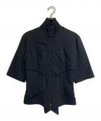 SITUATIONISTシチュエーショニスト）の古着「ブラウス」｜ブラック