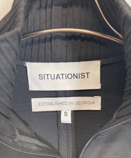 SITUATIONIST（シチュエーショニスト）SITUATIONIST (シチュエーショニスト) ブラウス ブラック サイズ:Sの古着・服飾アイテム