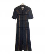 SITUATIONISTシチュエーショニスト）の古着「ワンピース」｜ネイビー