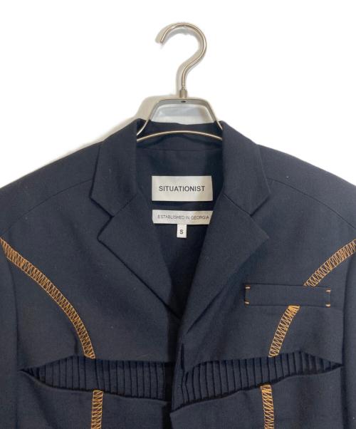 SITUATIONIST（シチュエーショニスト）SITUATIONIST (シチュエーショニスト) ワンピース ネイビー サイズ:Sの古着・服飾アイテム