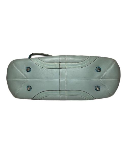 COACH（コーチ）COACH (コーチ) ハンプトンズ ハンドバッグ ブルーの古着・服飾アイテム