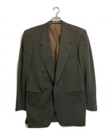 GIANNI VERSACE（ジャンニ・ヴェルサーチ）の古着「1Bテーラードジャケット」｜グリーン