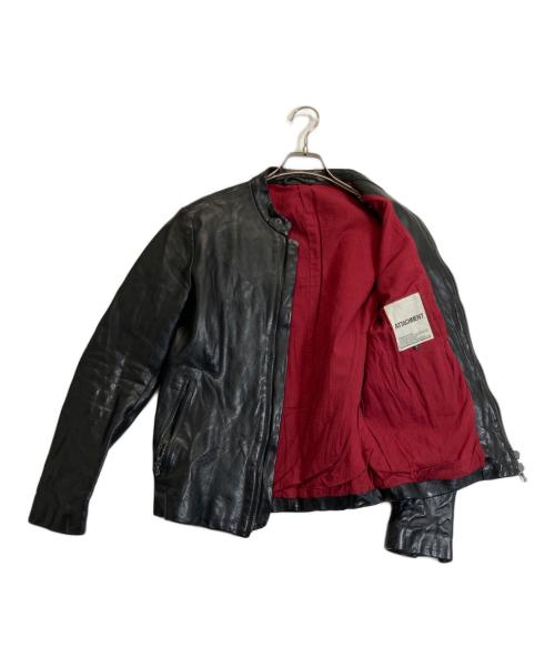 ATTACHMENT（アタッチメント）ATTACHMENT (アタッチメント) レザージャケット ブラック サイズ:1の古着・服飾アイテム