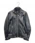 LOVELESS（ラブレス）の古着「シングルライダースジャケット」｜ブラック