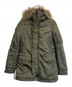 Hysteric Glamourヒステリックグラマー）の古着「N-3Bタイプコート」｜オリーブ