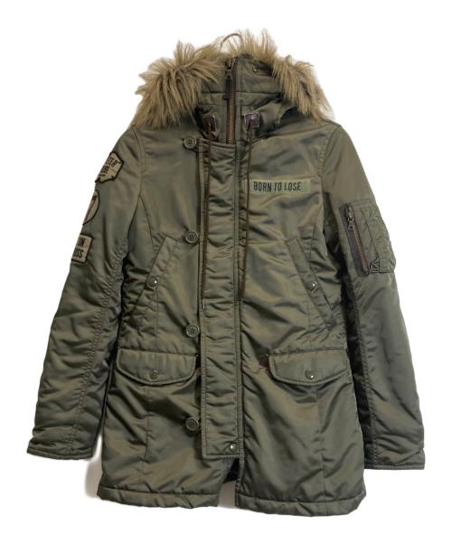 Hysteric Glamour（ヒステリックグラマー）Hysteric Glamour (ヒステリックグラマー) N-3Bタイプコート オリーブ サイズ:FREEの古着・服飾アイテム