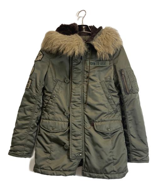 Hysteric Glamour（ヒステリックグラマー）Hysteric Glamour (ヒステリックグラマー) N-3Bタイプコート オリーブ サイズ:FREEの古着・服飾アイテム